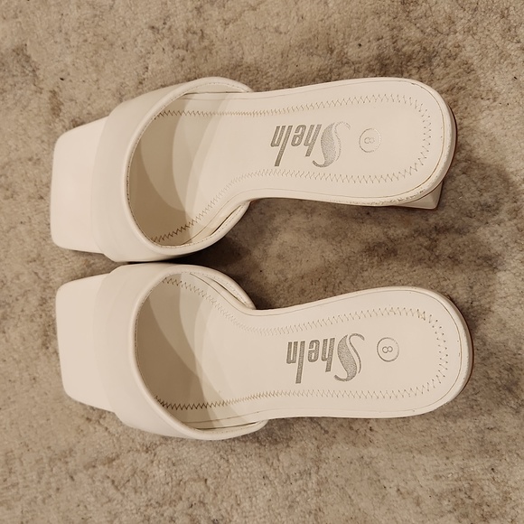 SHEIN White Heeled Sandals - Picture 3 of 4
